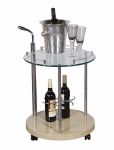 BEIGE DRINKS TROLLEY