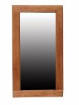 BROOKLYN OAK FURNITURE LARGE SOLID OAK FRAMED MIRROR