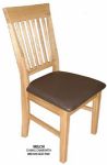 Milano Dining Chair With Brown Seat Pads