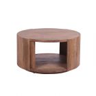 MILANO PLAIN TOP POUFFE (BROWN)