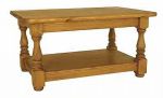 3' x 2' COFFEE TABLE WITH SHELF