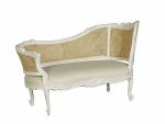 CHATEAU CARVED SOFA WITH RATTAN