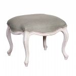 CHATEAU LINEN FOOTSTOOL