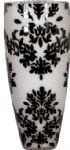 LARGE APPLIED PATTERN GLASS VASE